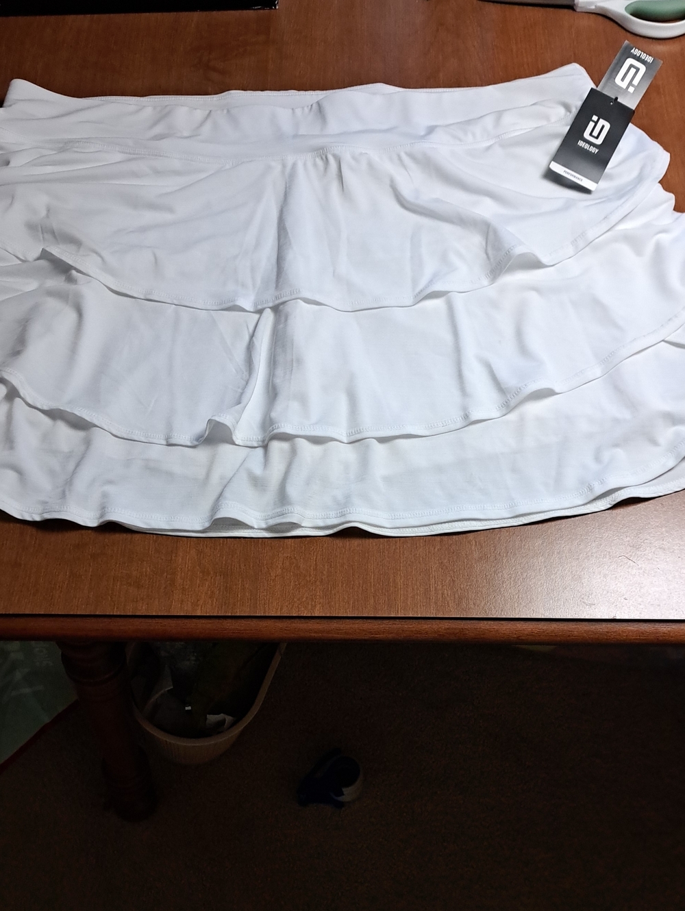 Ideology 3zX White Ruffled Women’s Skort